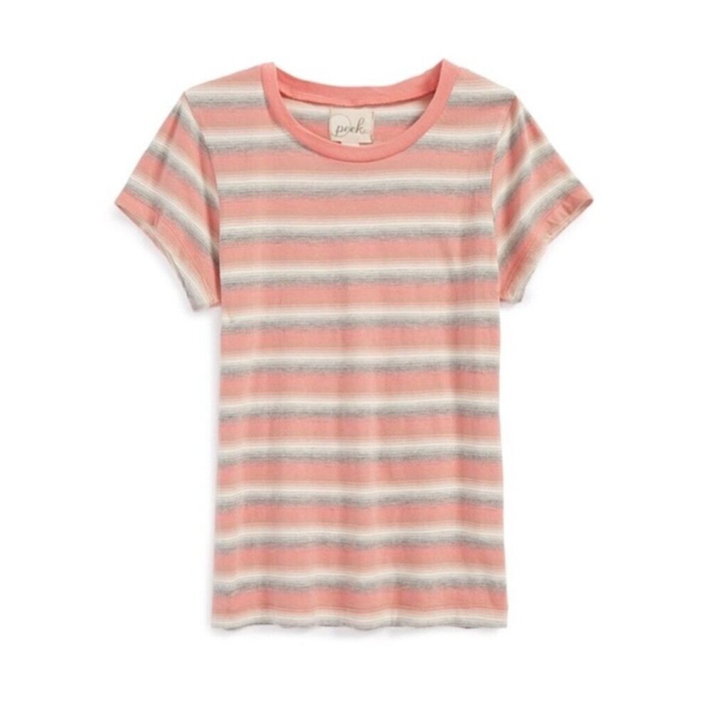 Peek Girl's Salt Stripe Tee Shirt - Size XL - $34